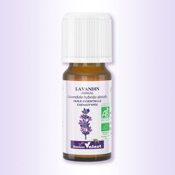 flacon 10 ml d'huile essentielle de lavandin abrial du Dr. valnet
