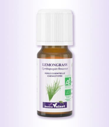 flacon 10 ml d'huile essentielle de Lemongrass du dr. valnet