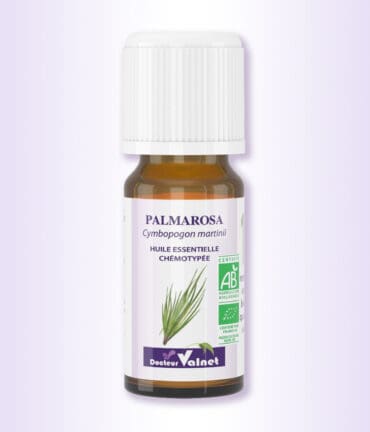 Flacon de 10 ml d'huile essentielle de Palmarosa du docteur valnet