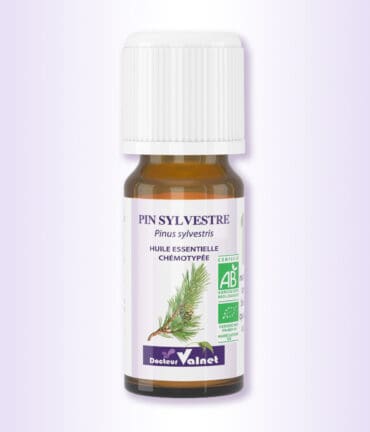 Flacon de 10 ml d'huile essentielle de Pin sylvestre du docteur valnet