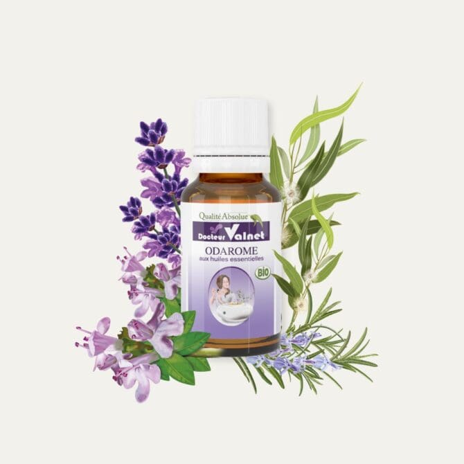 Odarome, préparation pour diffuseur d'arômes à base d'huiles essentielles 100% BIO. Falcon de 15 ml