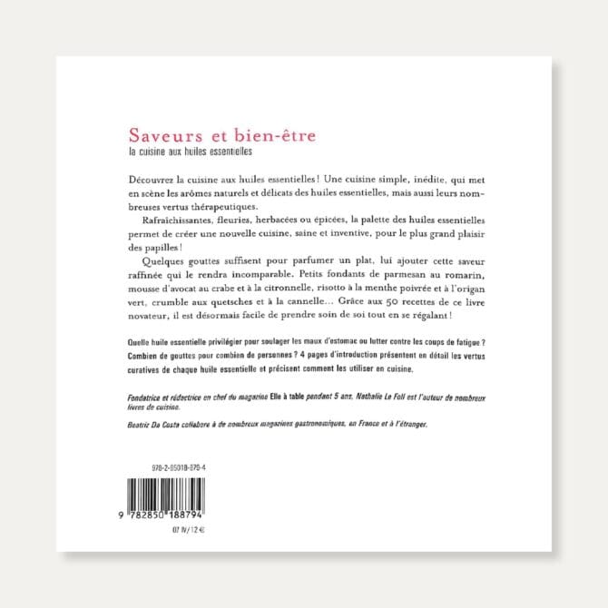 Saveurs et bien-être - La cuisine aux huiles essentielles