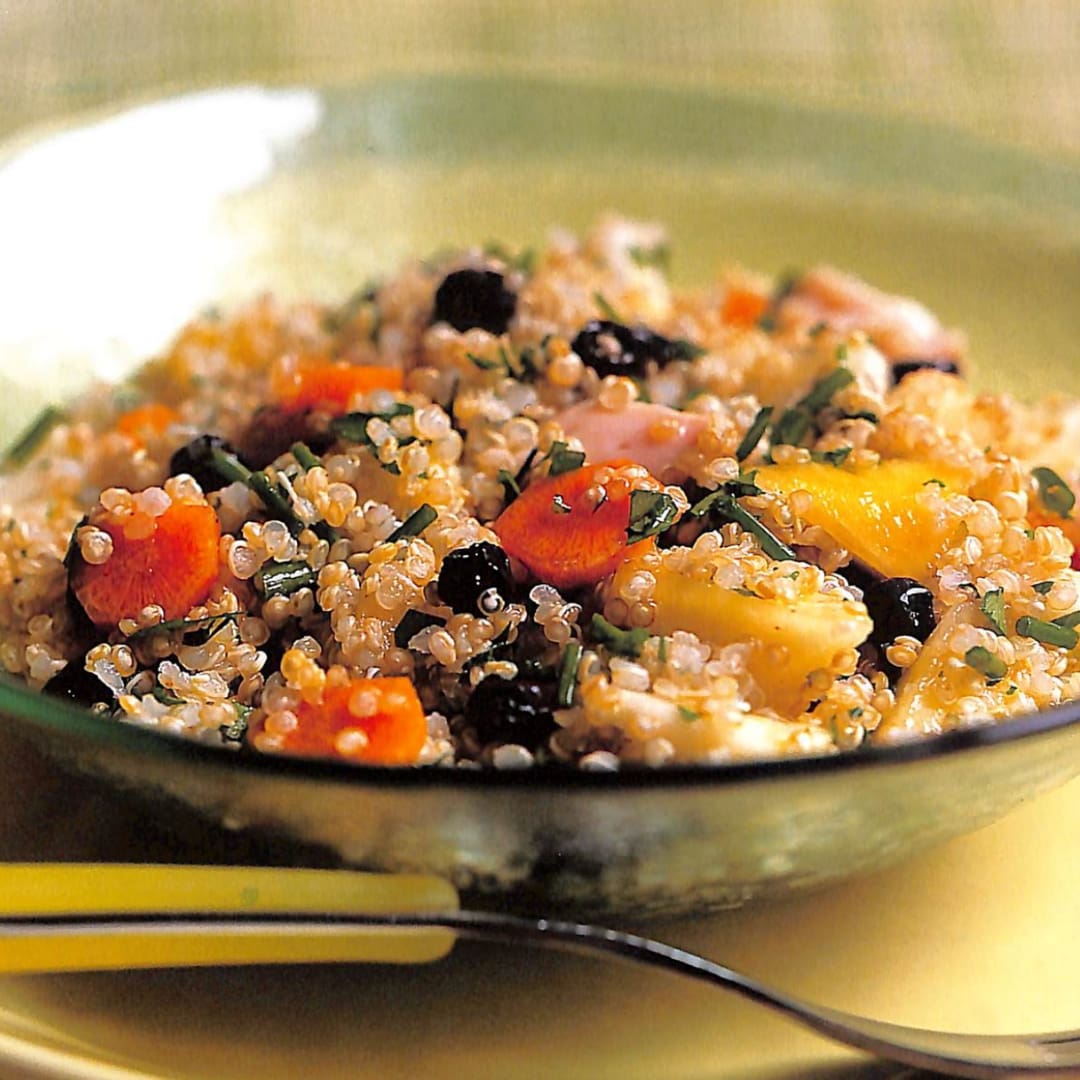 Salade de quinoa à l’orange douce