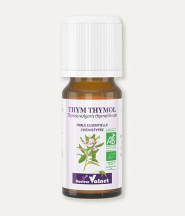 Flacon de 10 ml d'huile essentielle de Thym thymol du Docteur Valnet