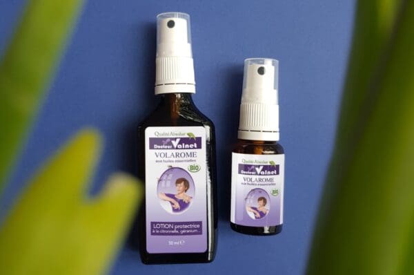 Volarome, lotion protectrice à la citronnelle, éloigne naturellement les insectes